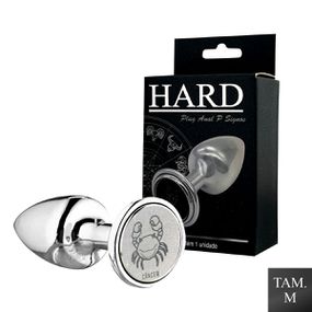 Plug Metálico M Signos Câncer (HA163CA) - Cromado - Revender Sex Shop com menor preço de BH