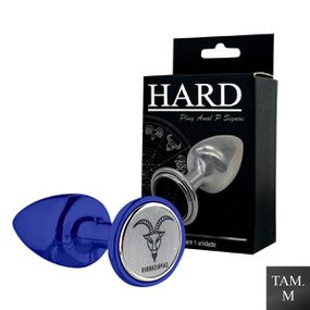 Plug Metálico M Signos Capricórnio (HA163CP) - Azul - Revender Sex Shop com menor preço de BH