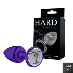 Plug Metálico M Signos Capricórnio (HA163CP) - Lilás - Revender Sex Shop com menor preço de BH