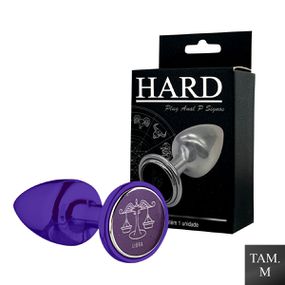 Plug Metálico M Signos Libra (HA163LI) - Lilás - Revender Sex Shop com menor preço de BH