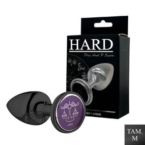 Plug Metálico M Signos Libra (HA163LI) - Onix - Revender Sex Shop com menor preço de BH