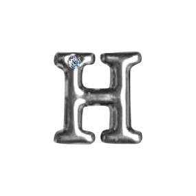 Letras Para Personalização de Plug Cromada (HA180C) - H - Revender Sex Shop- Sex Shop discreta em BH