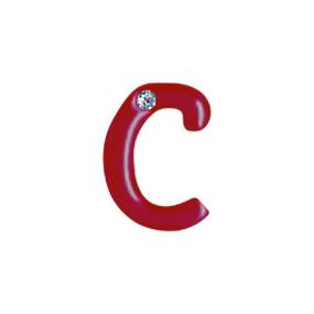 Letras Para Personalização Vermelha (HA180V). - C - Revender Sex Shop com menor preço de BH