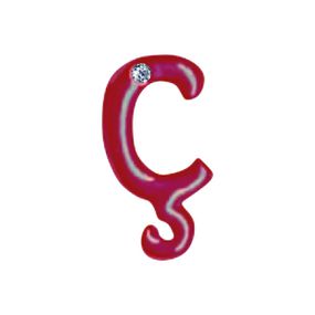Letras Para Personalização Vermelha (HA180V). - Cedilha - Revender Sex Shop com menor preço de BH