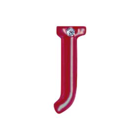 Letras Para Personalização Vermelha (HA180V). - J - Revender Sex Shop com menor preço de BH