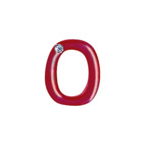 Letras Para Personalização Vermelha (HA180V). - O - Revender Sex Shop com menor preço de BH