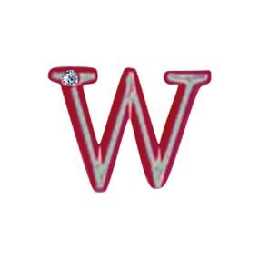 Letras Para Personalização Vermelha (HA180V). - W - Revender Sex Shop com menor preço de BH