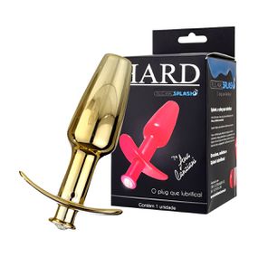 Plug de Plástico Splash Hard (HA196) - Dourado - Revender Sex Shop- Sex Shop discreta em BH