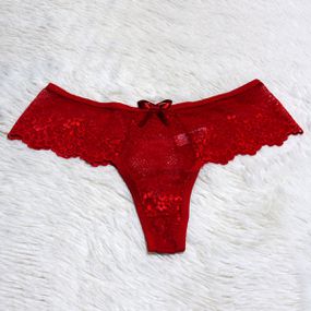 *Calcinha Renda (LAB0724) - Vermelho - Revender Sex Shop- Sex Shop discreta em BH
