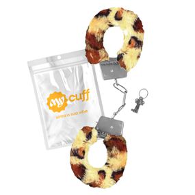 Algema em Metal Com Pelúcia My Cuff - (MVAM01) - Onça - Revender Sex Shop com menor preço de BH