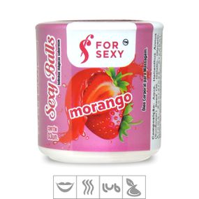 Bolinha Beijável Sexy Balls 3un (ST732) - Morango - Revender Sex Shop- Sex Shop discreta em BH