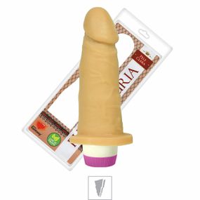 Prótese 14x14cm Com Vibro (PC005) - Bege - Revender Sex Shop- Sex Shop discreta em BH