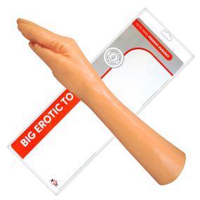 Prótese 37x22cm Hand Finger Mão (PR100-11069) - Bege - Revender Sex Shop- Sex Shop discreta em BH