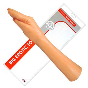 Prótese 37x22cm Hand Finger Mão (PR100-11069) - Bege - Revender Sex Shop com menor preço de BH