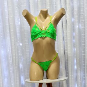 *Conjunto Neon (PS8475) - Verde - Revender Sex Shop- Sex Shop discreta em BH