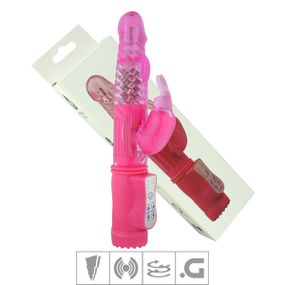 Vibrador Rotativo Com Estimulador VP (RT002C-ST356) - Ros - Revender Sex Shop- Sex Shop discreta em BH