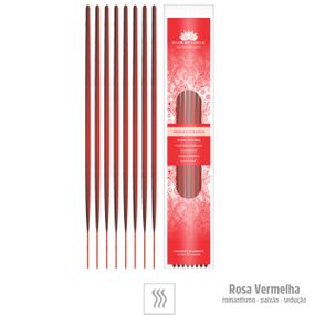 Incenso Artesanal 8 Varetas (ST133) - Rosa Vermelha - Revender Sex Shop- Sex Shop discreta em BH