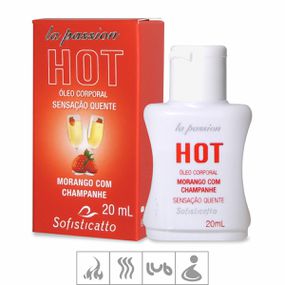 Óleo Para Massagem La Passion Hot 20ml (ST502) - Morango c/... - Revender Sex Shop- Sex Shop discreta em BH