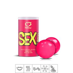 Bolinha Funcional Beijável Ice Sex! Caps 2un (ST671) - Cer... - Revender Sex Shop- Sex Shop discreta em BH