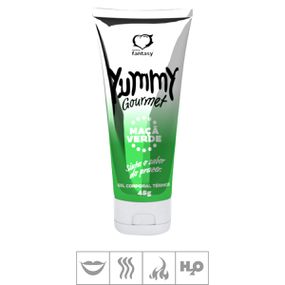 Gel Comestível Yummy Gourmet Hot 45g (ST885) - Maçã Verde - Revender Sex Shop com menor preço de BH
