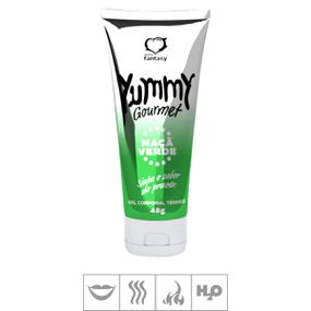 Gel Comestível Yummy Gourmet Hot 45g (ST885) - Maçã Verde - Revender Sex Shop- Sex Shop discreta em BH