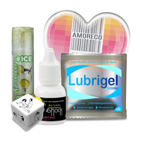 *Kit Amoreco KT000 (15006) - Padrão - Tabuê Sex shop atacado - Produtos eróticos com preços de fábrica.