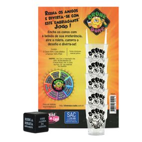 Jogo Roleta Drunk Game Com 05 Copos (17193-DG-01) - Padrão - Tabuê Sex shop atacado - Produtos eróticos com preços de fábrica.