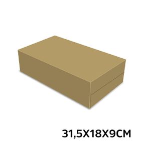 Caixa Parda Para Mercadoria 31,5x18x9cm (17301) - Padrão - Tabuê Sex shop atacado - Produtos eróticos com preços de fábrica.