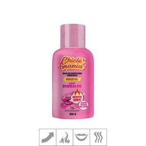Óleo Beijável Chiclé Mania Hot 30ml (17793) - Bubbaloo - Tabuê Sex shop atacado - Produtos eróticos com preços de fábrica.