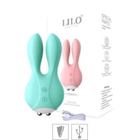 Vibrador Recarregável Lilo (17838) - Verde Claro - Tabuê Sex shop atacado - Produtos eróticos com preços de fábrica.