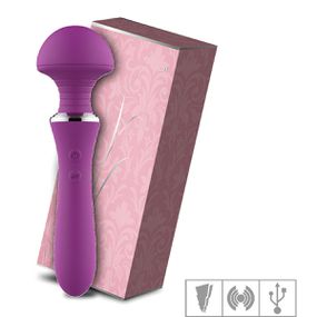 *Massageador Recarregável Varinha Mágica(18003) - Magenta - Tabuê Sex shop atacado - Produtos eróticos com preços de fábrica.