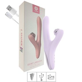 Vibrador Com Rotação de Esferas Secret - (4040) - Lilás - Tabuê Sex shop atacado - Produtos eróticos com preços de fábrica.