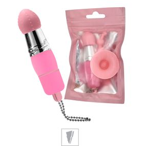 Mini Vibro Com 3 Massageadores SI (5236) - Rosa - Tabuê Sex shop atacado - Produtos eróticos com preços de fábrica.