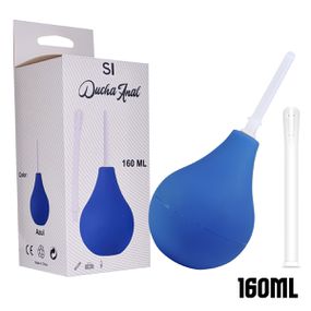 Ducha Higiênica Rectal Syringe 160ml SI (5605) - Azul - Tabuê Sex shop atacado - Produtos eróticos com preços de fábrica.