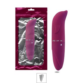 Vibrador Ponto G Aveludado Golfinho SI (6178) - Vinho - Tabuê Sex shop atacado - Produtos eróticos com preços de fábrica.