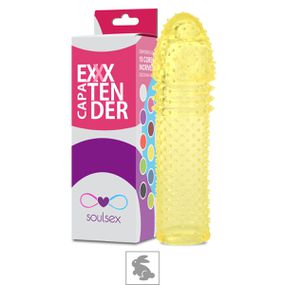 Capa Peniana de 13cm Para 15cm Extender (ST632) - Amarelo - Tabuê Sex shop atacado - Produtos eróticos com preços de fábrica.