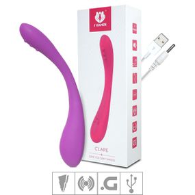 Vibrador Ponto G Recarregável Clare SI (6692) - Roxo - Tabuê Sex shop atacado - Produtos eróticos com preços de fábrica.