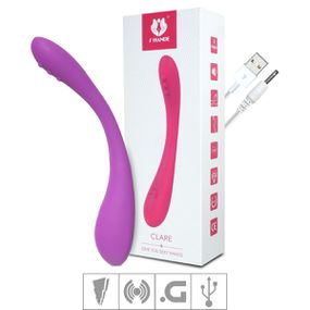 Vibrador Ponto G Recarregável Clare SI (6692). - Roxo - Tabuê Sex shop atacado - Produtos eróticos com preços de fábrica.