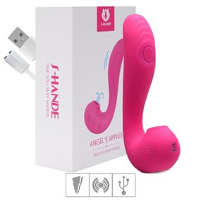 Vibrador Ponto G e Pulsação Angel´s Wings SI (6695) - Rosa - Tabuê Sex shop atacado - Produtos eróticos com preços de fábrica.