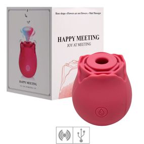 Estimulador Com Pulsação Formato De Rosa Happy Meeting (7130... - Tabuê Sex shop atacado - Produtos eróticos com preços de fábrica.