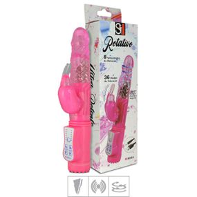 Vibrador Rotativo Recarregável SI (7234) - Rosa - Tabuê Sex shop atacado - Produtos eróticos com preços de fábrica.