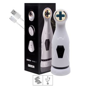Masturbador Lanterna Recarregável - (7849) - Branco - Tabuê Sex shop atacado - Produtos eróticos com preços de fábrica.