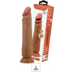 Prótese 23x15cm Com Ventosa SI (9193) - Marrom - Tabuê Sex shop atacado - Produtos eróticos com preços de fábrica.