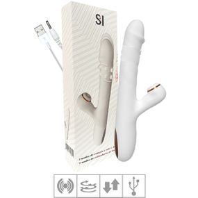 Vibrador Com Pulsação Vai e Vem SI (9414) - Branco - Tabuê Sex shop atacado - Produtos eróticos com preços de fábrica.