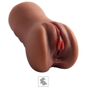Masturbador Vagina e Ânus SI (9786) - Marrom - Tabuê Sex shop atacado - Produtos eróticos com preços de fábrica.