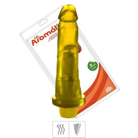 *Prótese 18x15cm Aromática Com Vibro (ABA03A-12384) - Abacax... - Tabuê Sex shop atacado - Produtos eróticos com preços de fábrica.
