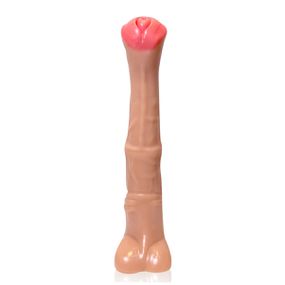 Prótese 31x21cm Pegasus de Cavalo (ADAO122) - Bege - Tabuê Sex shop atacado - Produtos eróticos com preços de fábrica.