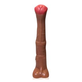 Prótese 31x21cm Pegasus de Cavalo (ADAO122) - Marrom - Tabuê Sex shop atacado - Produtos eróticos com preços de fábrica.