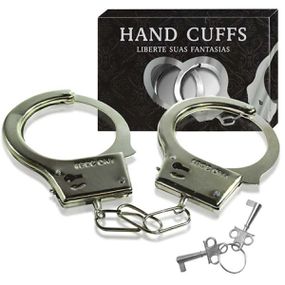 Algema em Metal Hand Cuffs VP (Al002-14614-16702) - Padrão - Tabuê Sex shop atacado - Produtos eróticos com preços de fábrica.