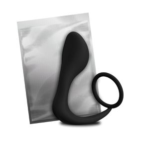 *Plug Anal Com Anel Peniano VP(AN069-CZAN69) - Preto - Tabuê Sex shop atacado - Produtos eróticos com preços de fábrica.